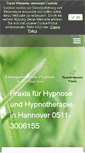 Mobile Screenshot of hypnose-vinals-hannover.de